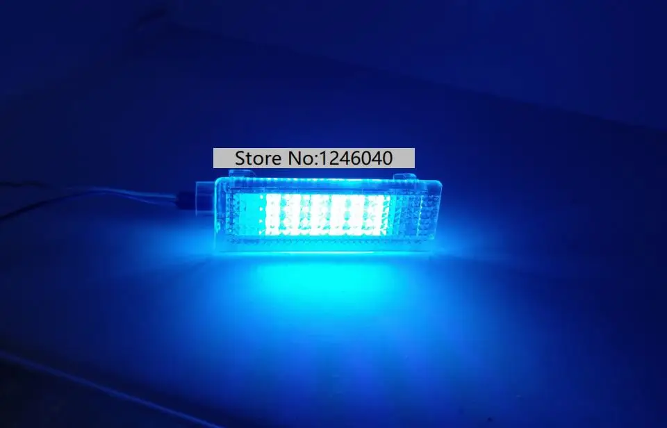 LED Courtesy Door lamp footwell light for BMW E81E87E88E90E92E93E60E61F10F11F18 E63E64E65E66E67E68 E70 X6 X5 E83 X3 F01 F02 F25 - Испускаемый цвет: CRYSTAL BLUE