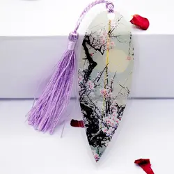 Подарок для китайской натуральной коллекции хороший помощник цветок сливы подарок учительницы для чтения закладки в Вену