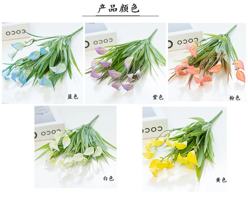artificial 34cm Pseudo-flower greenery plant grass home decoration plastic water grass artificial greenery artificial plants