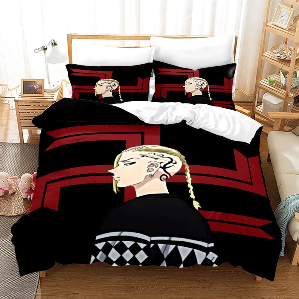 Duvet Cover Tokyo Avengers Linen Duvet Cover Linen Bedding Set