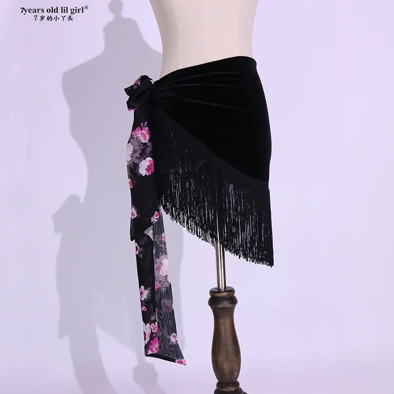 

Танцевальный Костюм для фламенко, с вырезами, из трехмерного жаккарда