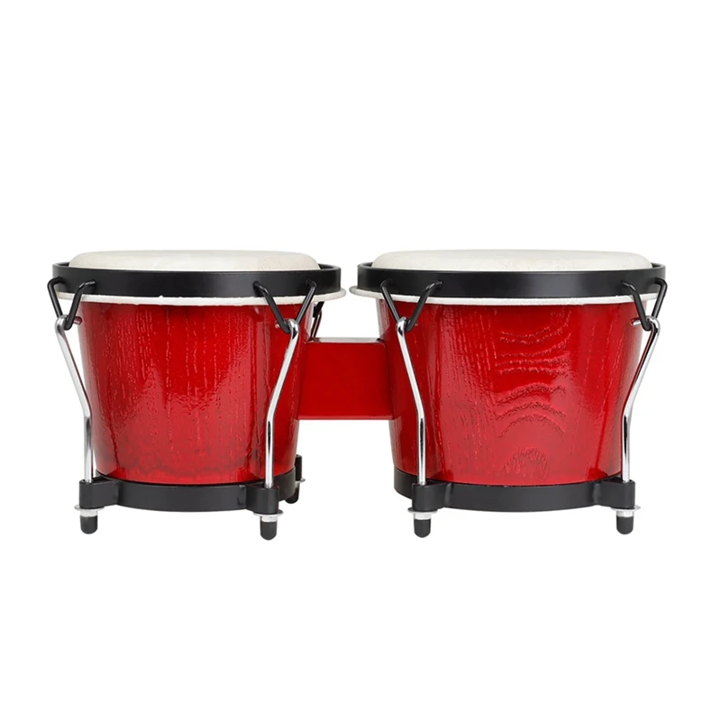2 pieles de cabra beige para tambores bongo 