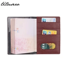 RFID держатель для паспорта из искусственной кожи для мужчин и женщин, защитный кошелек, визитная карточка, мягкая обложка для паспорта, сумка, минималистичный кошелек, кошелек F055
