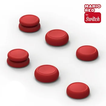 

6Pcs Anti Slip Silicone Rubber Thumb Grip Set Joystick Caps Analog Stick Cap for Nintend Switch NS Pro & PS4/Slim/Pro Controller