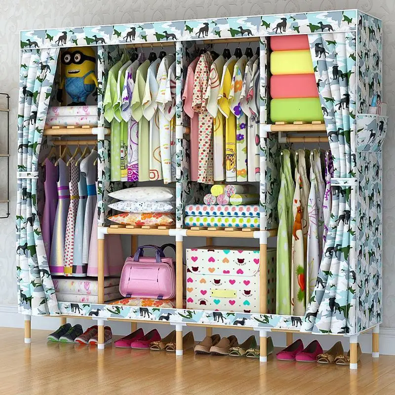 Version AD Для дома Almacenamiento Garderobe Penderie Meble Armario Ropero комод шкаф Guarda Roupa Mueble De Dormitorio гардероб - Цвет: Version AD