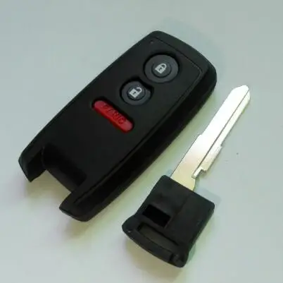 2+1 Panic 3 Button Remote Key for Suzuki SX4 XL-7 Grand Vitara Swift Smart Key Shell Card with Insert Blade