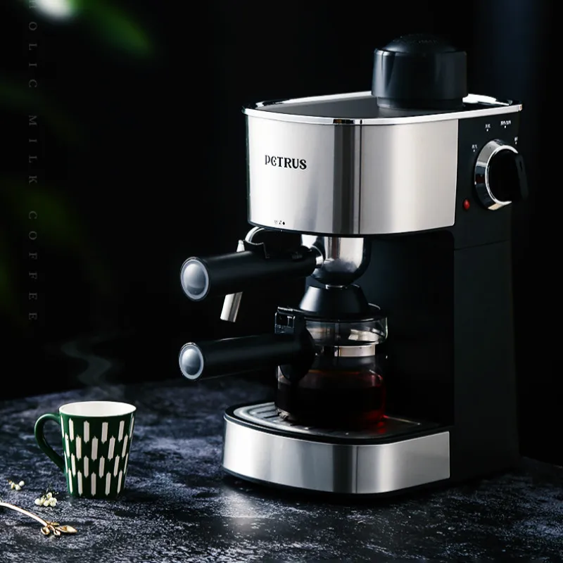 Industrial Coffee Maker Preparing Fresh Espresso at Pub Stock Photo - Image  of machine, automatic: 103307804