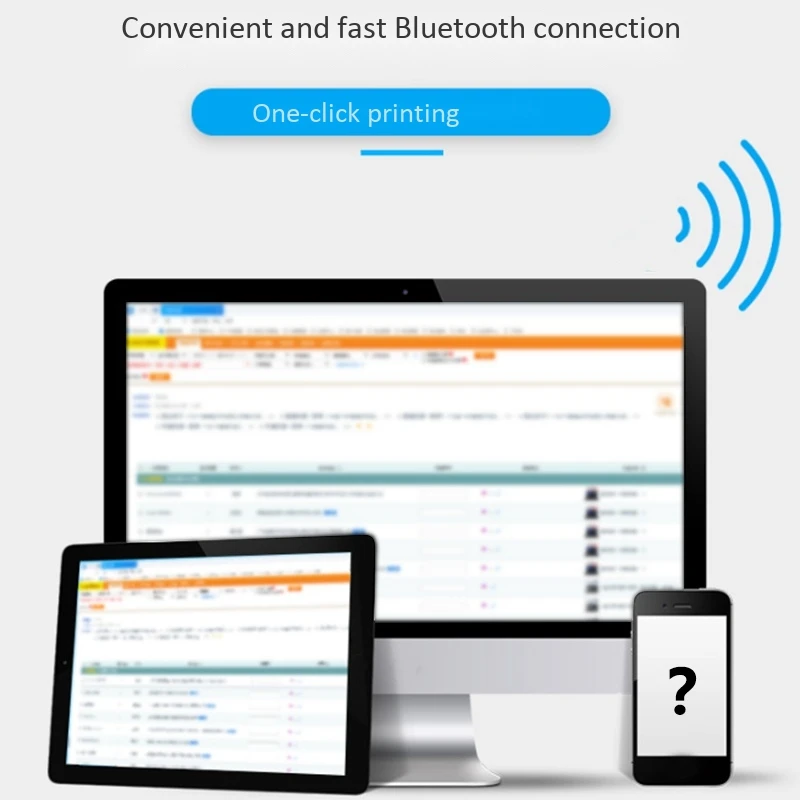 Bluetooth Thermal Printer 40-100mm Receipt Express