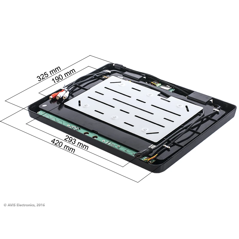 Потолочный автомобильный монитор 15,6" со встроенным медиаплеером AVIS Electronics AVS115(черный