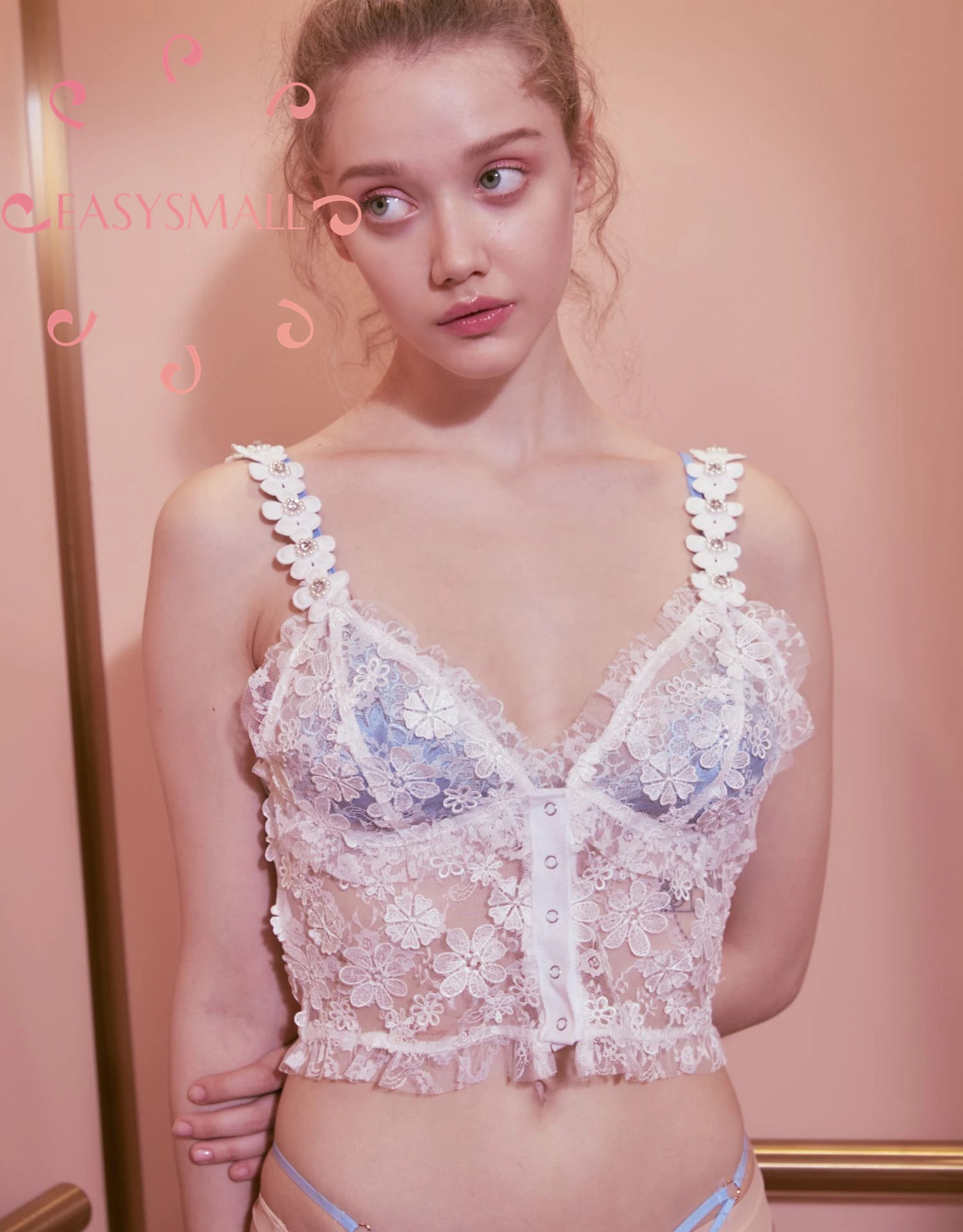 EASYSMALL For Love, женская мода, летняя, сексуальная, кружевная, Лоскутная, высокого класса, уличная одежда, облегающая, высокая талия, короткая, без рукавов, футболка