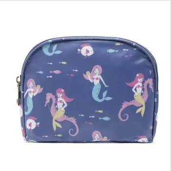 

Women Mermaid Travel Cosmetic Bag Makeup Bag Handbag Female Zipper Purse Small Cosmetics Make Up Bags Travel Beauty Organizer
