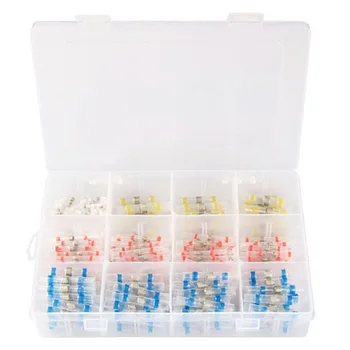 

Waterproof Solder Ring 250PCS Boxed Solder Ring Heat Shrinkable Tube Terminal Wire Protective Sleeve XH8Z