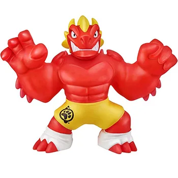 

Super hero Of Goo Jit Zu Squeeze Squishy Rising Anti Stress Toys Action Figure Rubber Dolls For Boys Kids Gift Cartoon Dragon