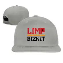 Мужская и женская Limp Bizkit дизайн плоская кепка Регулируемая унисекс