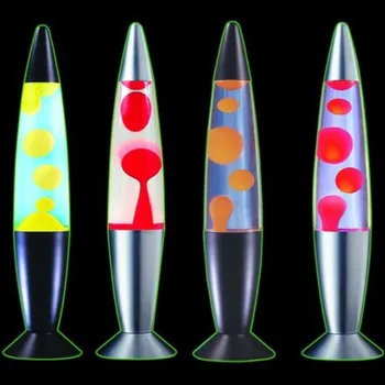 

Cute Metal Base Lava Lamp Wax Volcano Style Night Light Jellyfish Nightlight Glare Incandescent Lava Lighting Lamps