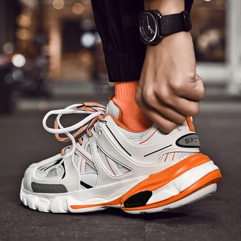 

men's shoes Daddy shoes men's net red casual shoes men's and women's sports shoes men couple tide shoes off white shoes
