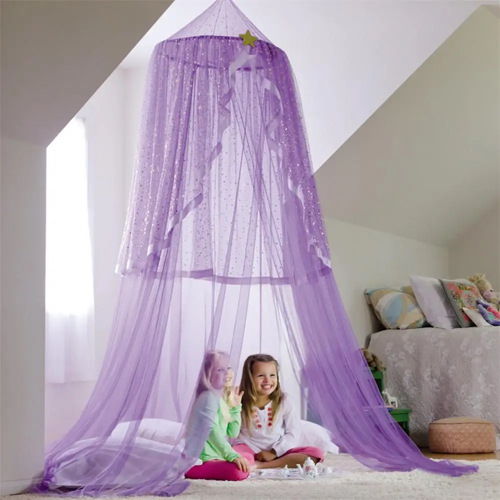 

Kidlove Magic Cabin Starlight Hanging Play Tent Bed Canopy with LED Lights