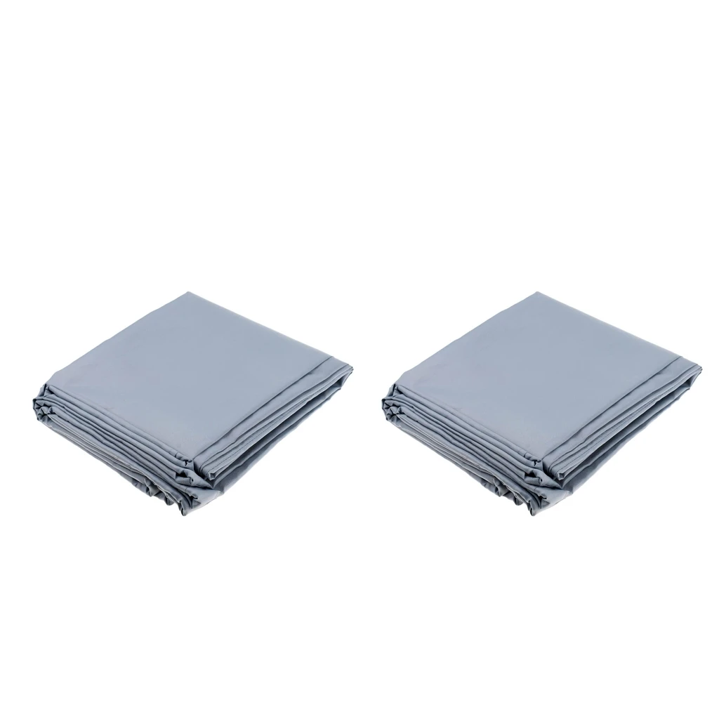 2 Pcs. Outboard Engine Cover Engine Protective Cover, Gray, 63 X 35 X 52cm + 80 X 45 X 75cm