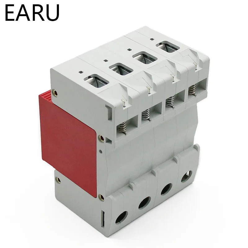 4P промышленный трехфазный силовой молниезащитный стабилизатор напряжения 4P разрядник 380V 20KA-40KA SPD