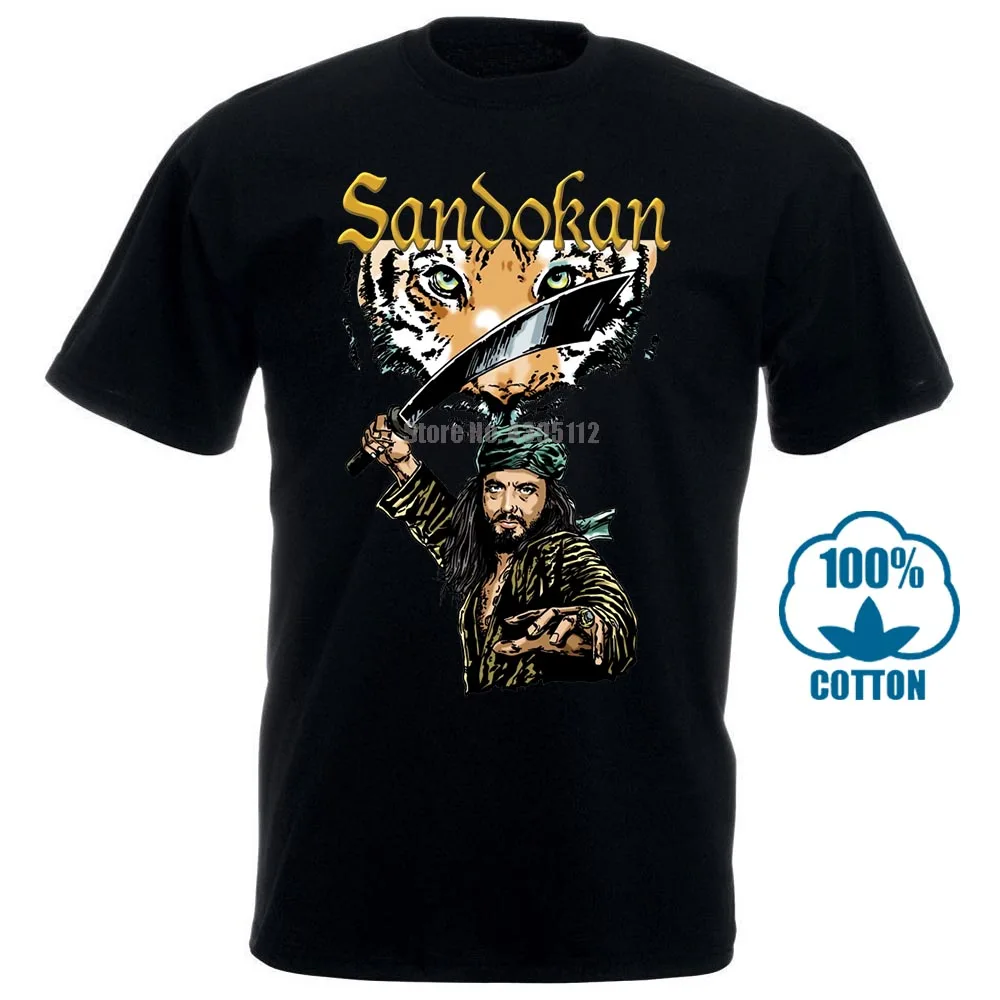 Лидер продаж, модная Футболка Maglia Maglietta, Uomo Donna, винтажная, Sandokan, аниме, повседневная одежда