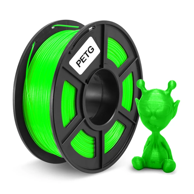 PETG 1.75 mm Filament PETG PLA PLUS SILK ABS 3D Printer Filament 3D Printing Materials Good Toughness PETG-Green