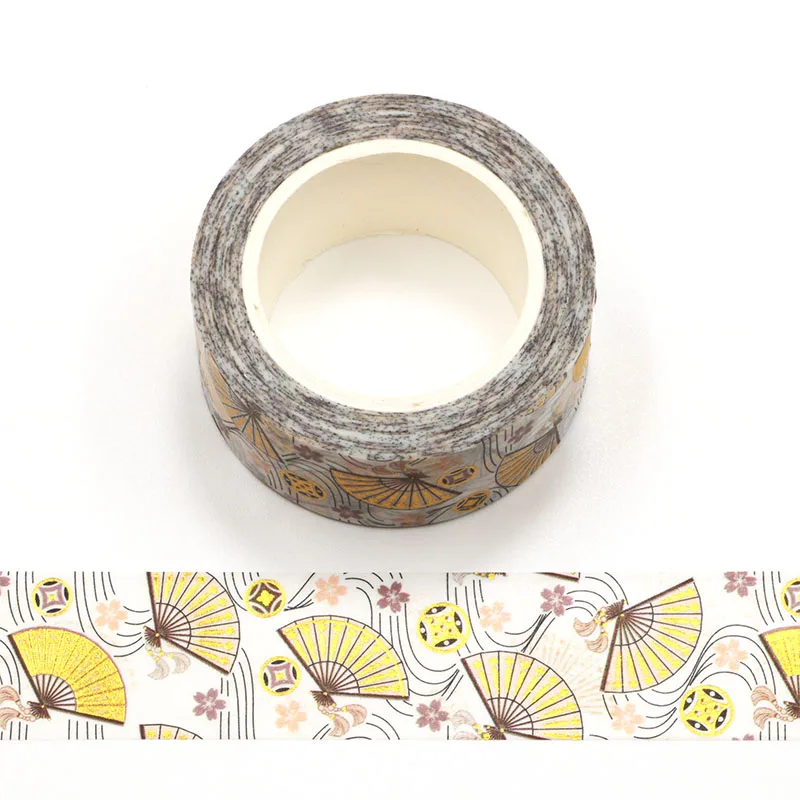 10 Rolls Decorative Washi Sticky Paper Masking Adhesive Tape Scrap GN CN_ FM 