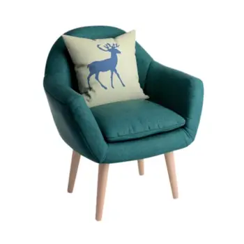 

Nordic Single Lazy Sofa Balcony Leisure Chair Small Family Modern Simple Small Sofa Chair Bedroom Living Room Chair