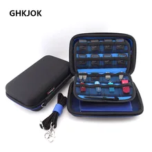 EVA Электронный чехол для хранения сумка Дорожный Чехол для Переноски Чехол для HDD SSD USB кабель для передачи данных 3DS XL/3DS XL игровые консоли