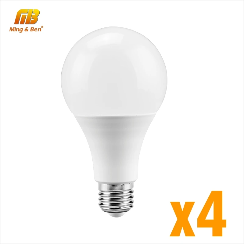 4 шт. без Filcker светодиодный светильник E27 5W 7W 9W 12W 15W AC220V 230V Высокая яркость холодный