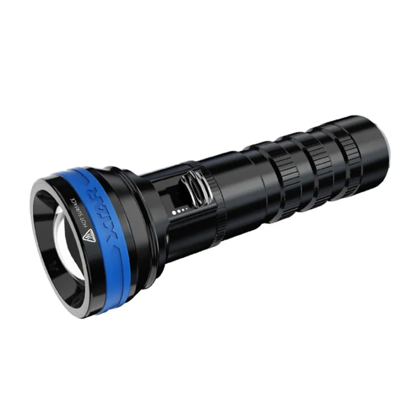 D06 1200 NO BATTERY Xtar D06 магнитный переключатель скольжения для подводной фотосъемки Дайвинг фонарик Cree XHP35 XPL XML 18650 16340 CR123 Подводный фонарь - Испускаемый цвет: D06 1200 NO BATTERY
