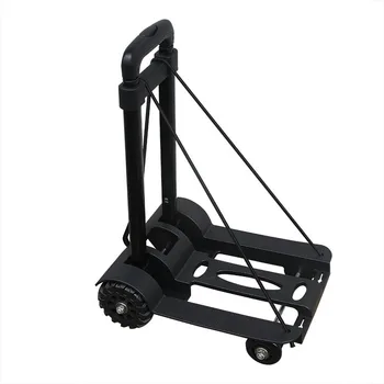 

New four-wheel folding luggage truck portable handcart shopping cart trolley shopping trailer multifunctional portable travel