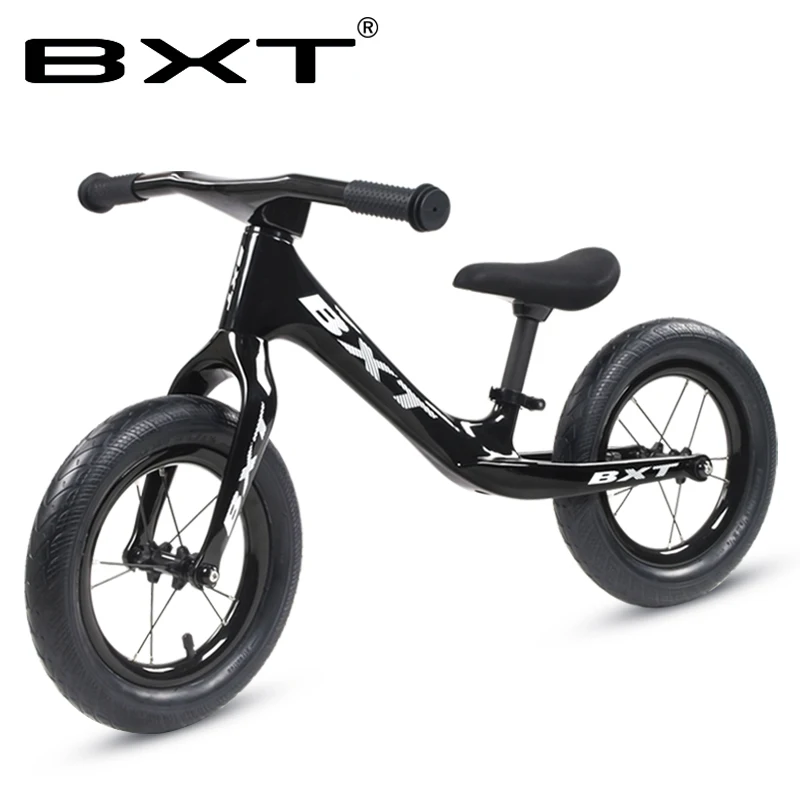 Best BXT 12inch Carbon fiber Frame Children Bicycle carbon Kids balance Bicycle For 2~6 Years Old Child carbon complete bike for kids 3