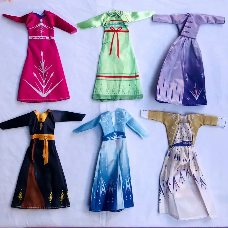 Cosplay Princess Long Dress Fashion Clothes Wear Swimsuits Mermaid Outfit 30cm For Barbie DIY Gifts Girls Present doll clothes barbie doll clothes