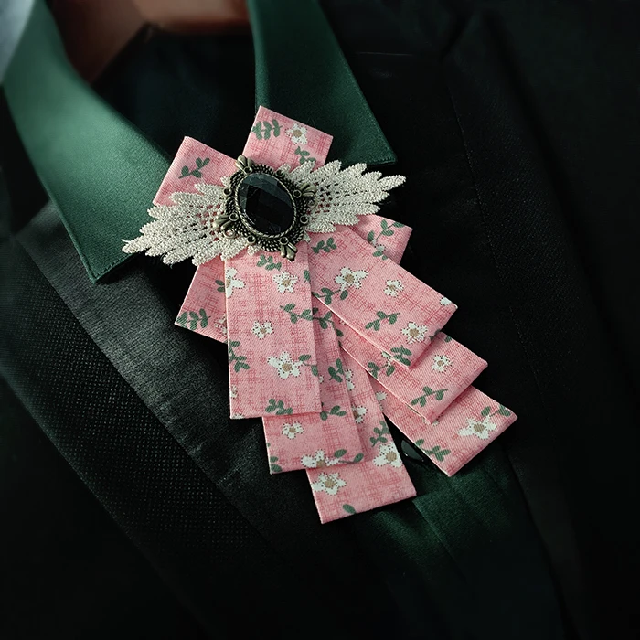 Handmade Bow Tie Британский женский мужской воротник рубашка украшение бархатная одежда галстук-платок галстук для свадебной вечеринки сплав Стразы галстук-бабочка - Цвет: Handmade Bow Tie