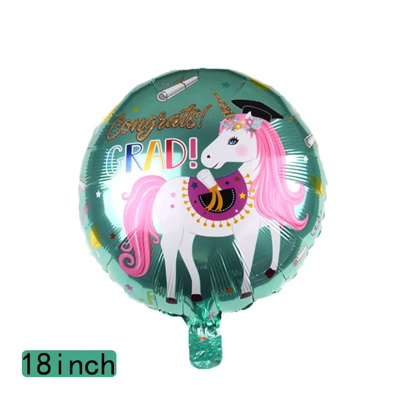 balloon Бумажный подарочный пакет с единорогом на день рождения, вечерние подарочные упаковочные бумажные пакеты с единорогом, коробка для конфет с попкорном для детского дня рождения - Цвет: balloon