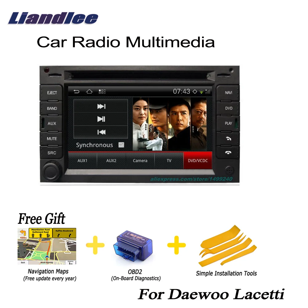 Для Daewoo Lacetti 2002 ~ 2005 2006 2007 2008 Автомобильная Мультимедийная система с GPS навигацией