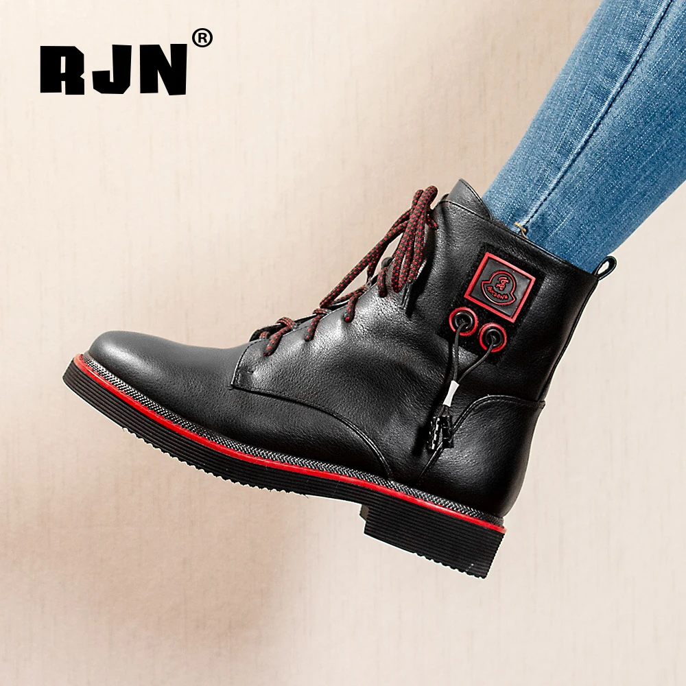 RJN Wool/женские зимние ботильоны разных цветов Уникальный дизайн Удобные из