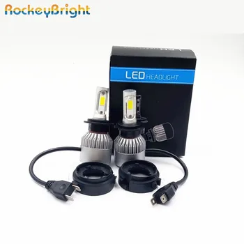 

Rockeybright H7 led headlight conversion kit for Golf 6+H7 led light bulb holder adapter socket lamp base for car led headlights