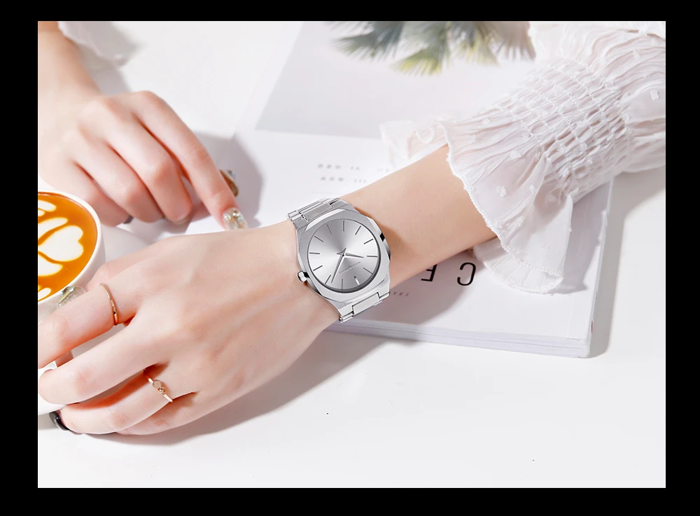 Drop shipping A+ Quality Full Stainless Steel Band Japan Quartz Movement Waterproof Women Rose Gold Ladies Luxury Wrist Watch