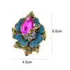 CINDY XIANG Rhinestone Large Flower Brooches For Women Winter Design Coat Brooch Pin Fashion Accessories ► Photo 2/6