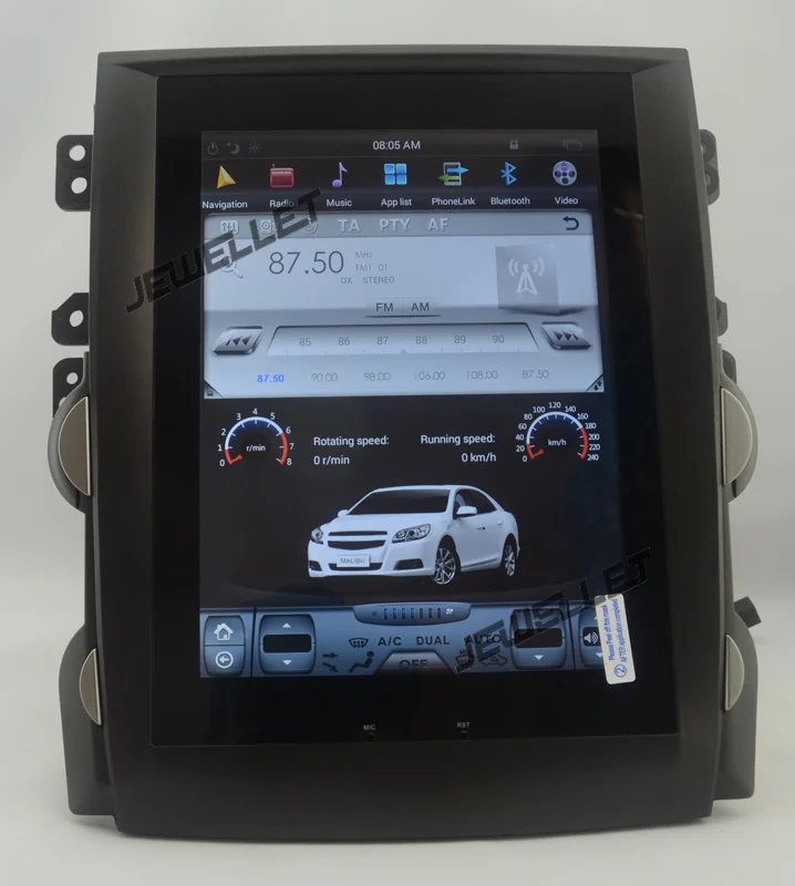 

10.4" tesla style vertical screen android 9.0 Six core Car GPS radio Navigation for Chevrolet Holden Malibu 2013-2015