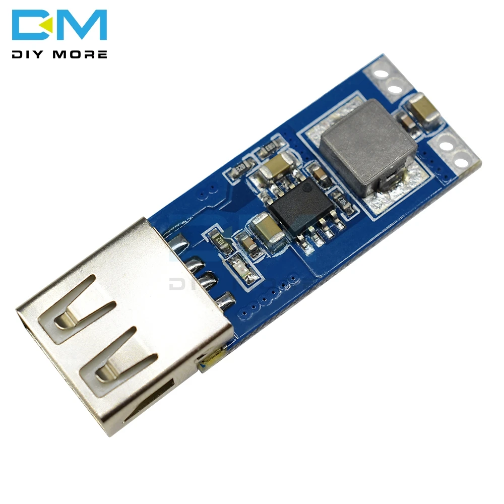 

Rectification IC Power Charge Board Step Up DC-DC 3V/3.3V/3.7V/4.2V to 5V USB 1A 2A Step Up Module Vehicle Power Charge Module