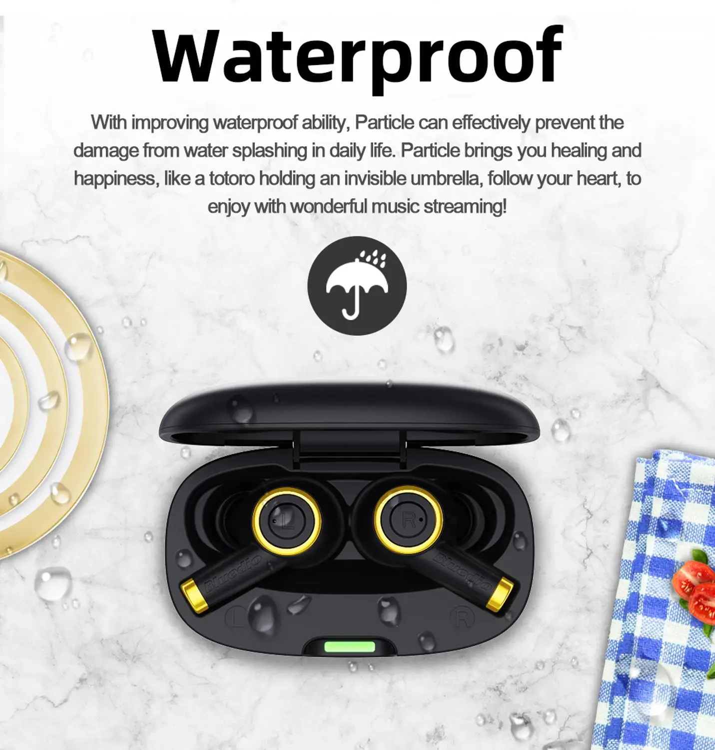 Bluedio P Earphone Nirkabel Partikel 