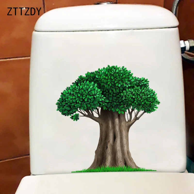ZTTZDY 21 5 × 22 1 см большой зеленое дерево Главная Спальня украшения стены наклейки WC