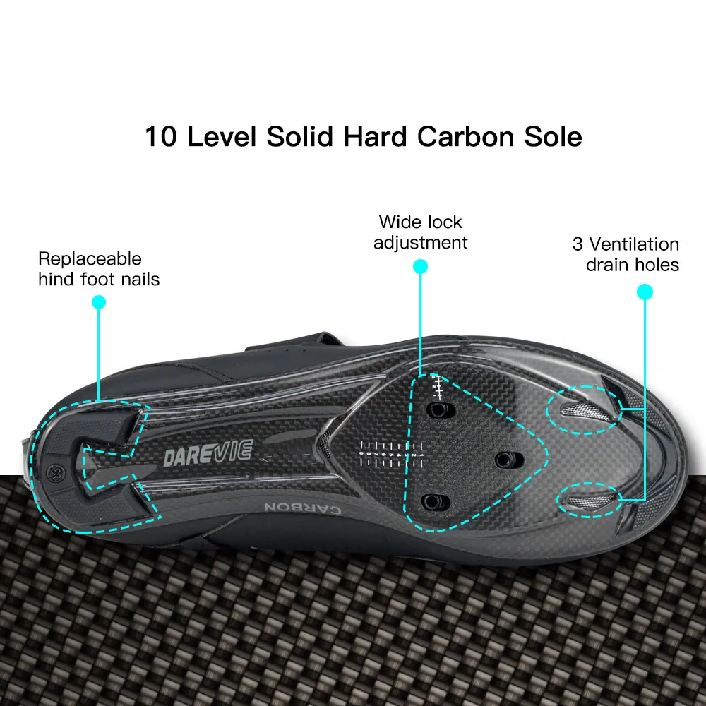 Pro Carbon Cycling Shoes Race Triathlon Shoes 10 Level Hard Carbon Light Road Cycling Men Women Sneakers cycling shoes