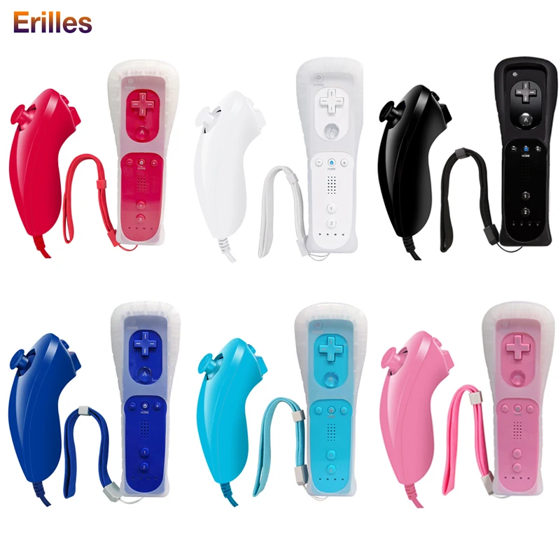 

Built-in Motion Plus Remote Controller for Nintend Wii Wireless Gamepad for Nintend Wii Remote Controle Right/Left Joystick