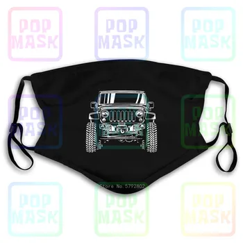 

Dust Mask with Filter Jeep Offroad Truck Jeep Printed In Us Washable Reusable Mask