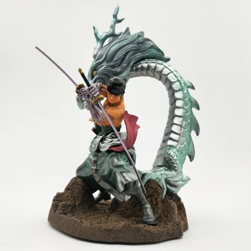 

One Piece GK Dragon Two Knife Flow Sauron Top War Boxed Garage Kit Statue Model Ornaments