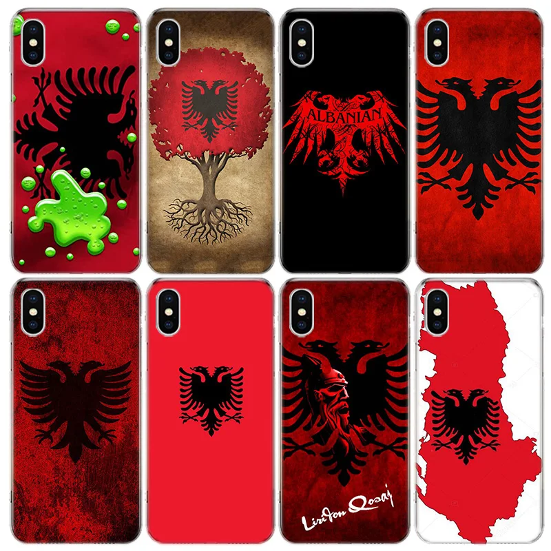 Чехол с флагом Албании для Apple Iphone 13 Pro Max 11 12 Mini SE 2020 X XS XR 8 7 Plus 6 6S 5 5S | Мобильные
