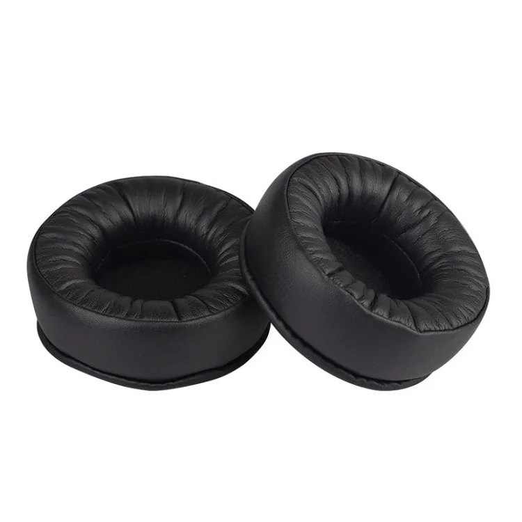 Universal Kopfhörer Ohrpolster 70-110mm Ersatz Kissen Abdeckung Runde Weiche Protein leder Ohrenschützer Gute Qualität Im Angebot New2pc – Detail 13